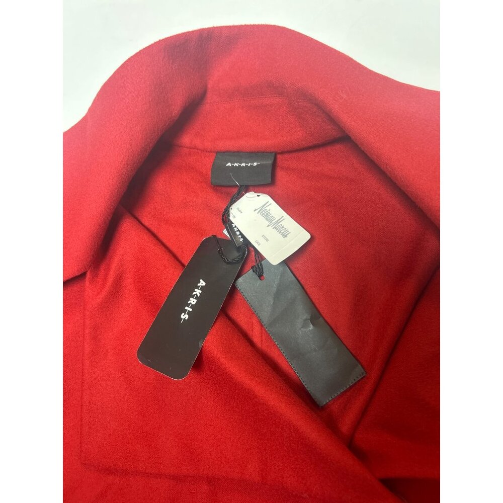 Akris Cashmere Daily Belted Jacket Babushka Size 10 NWT - Picture 2 of 5
